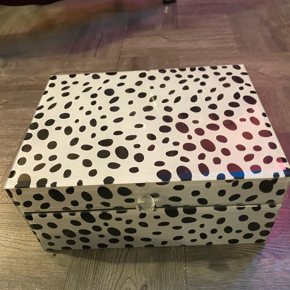 Dalmatian Print Jewelry Box
